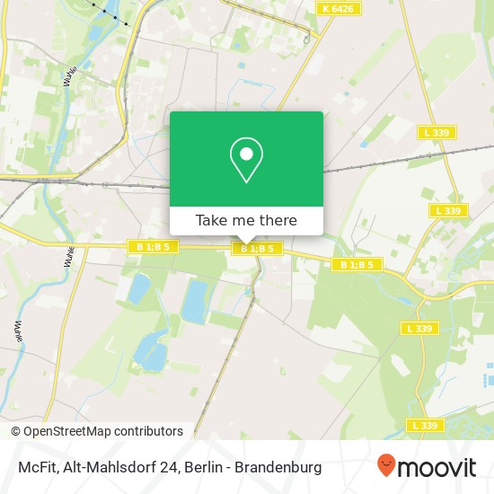 McFit, Alt-Mahlsdorf 24 map