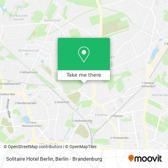 Solitaire Hotel Berlin map