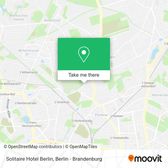 Карта Solitaire Hotel Berlin