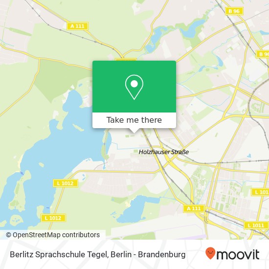 Карта Berlitz Sprachschule Tegel