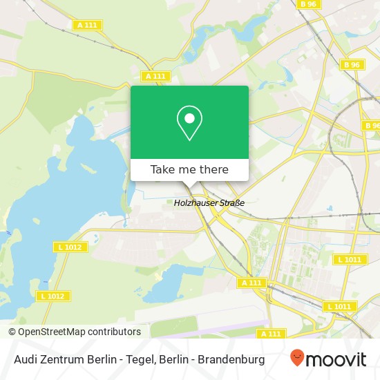 Audi Zentrum Berlin - Tegel map