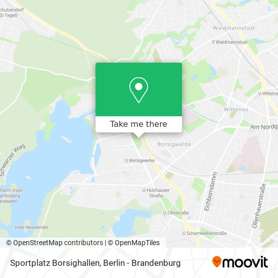 Sportplatz Borsighallen map