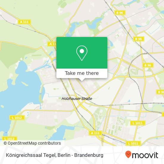 Königreichssaal Tegel map