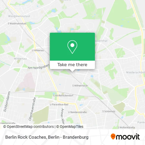 Berlin Rock Coaches map