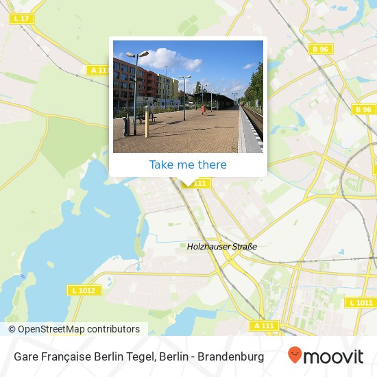 Gare Française Berlin Tegel map