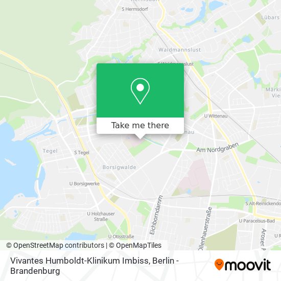 Vivantes Humboldt-Klinikum Imbiss map