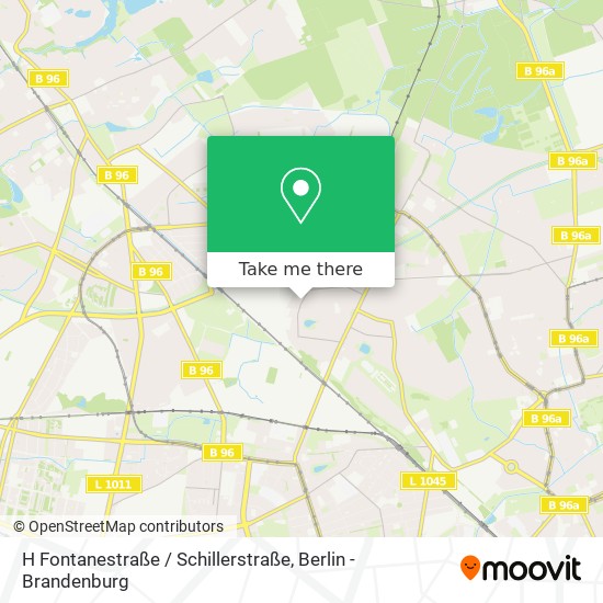 H Fontanestraße / Schillerstraße map