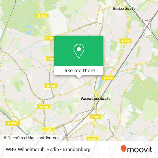 WBG Wilhelmsruh map