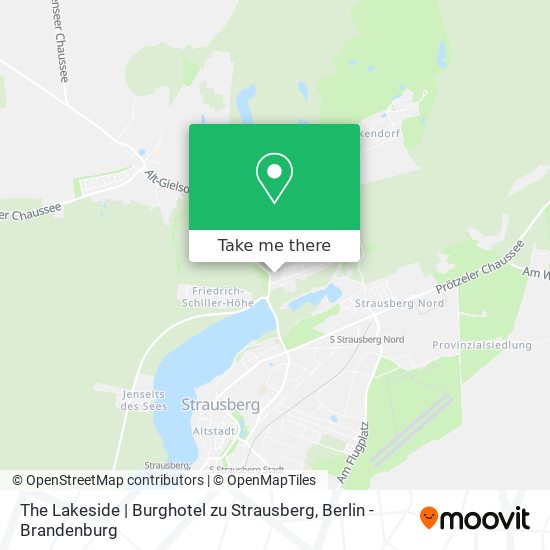 Карта The Lakeside | Burghotel zu Strausberg