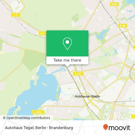 Карта Autohaus Tegel