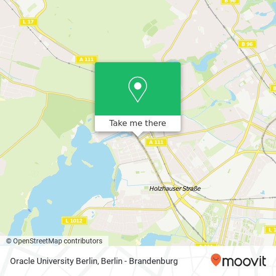 Oracle University Berlin map