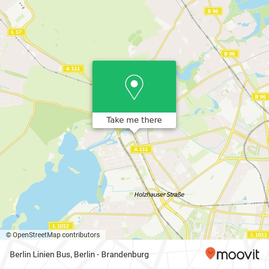 Карта Berlin Linien Bus