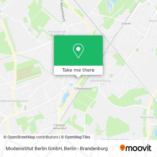 Карта Modeinstitut Berlin GmbH