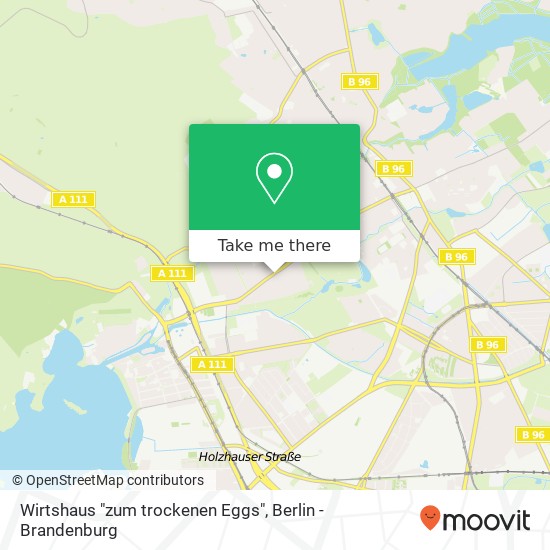 Wirtshaus "zum trockenen Eggs" map