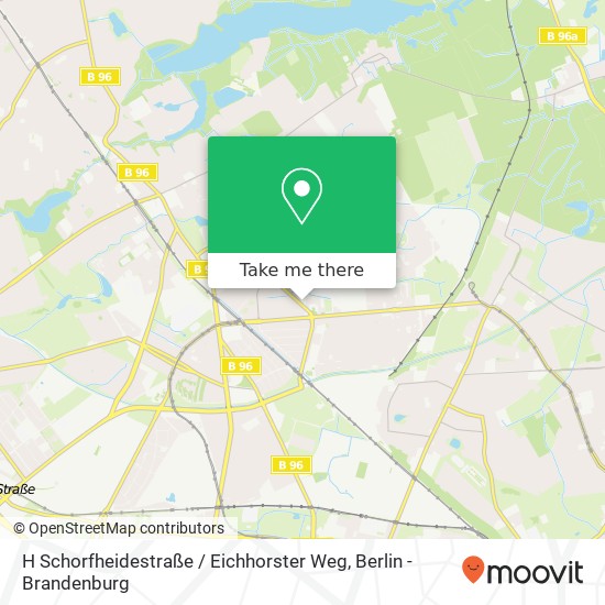 Карта H Schorfheidestraße / Eichhorster Weg