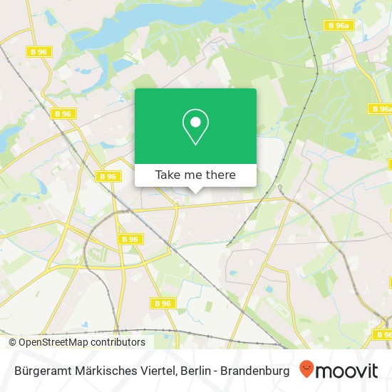 Bürgeramt Märkisches Viertel map