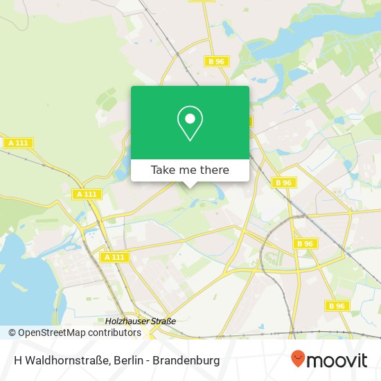 H Waldhornstraße map