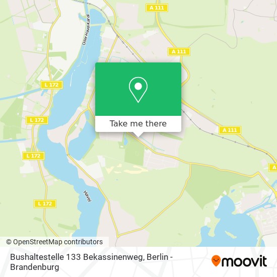 Bushaltestelle 133 Bekassinenweg map