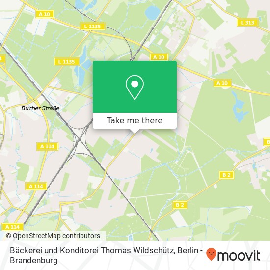 Bäckerei und Konditorei Thomas Wildschütz map