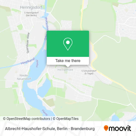 Albrecht-Haushofer-Schule map