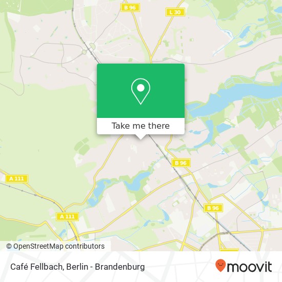 Café Fellbach map