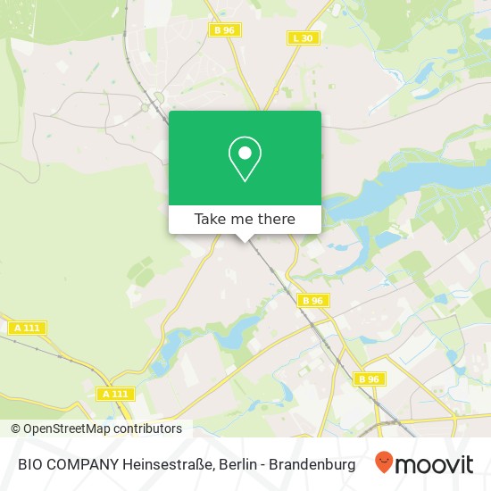 BIO COMPANY Heinsestraße map