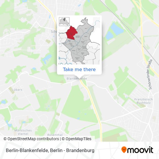 Berlin-Blankenfelde map