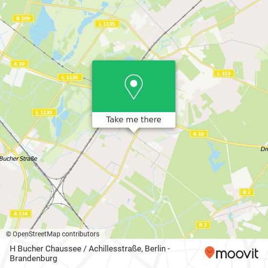 H Bucher Chaussee / Achillesstraße map