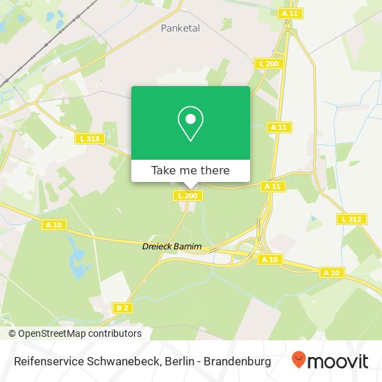 Reifenservice Schwanebeck map