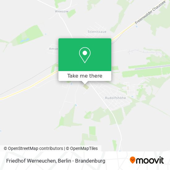 Friedhof Werneuchen map