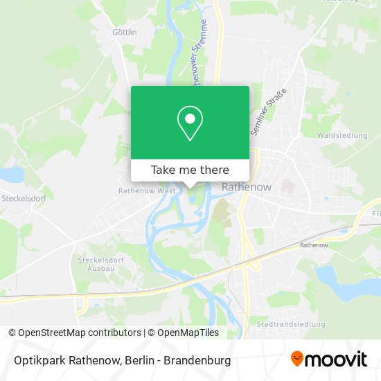Optikpark Rathenow map