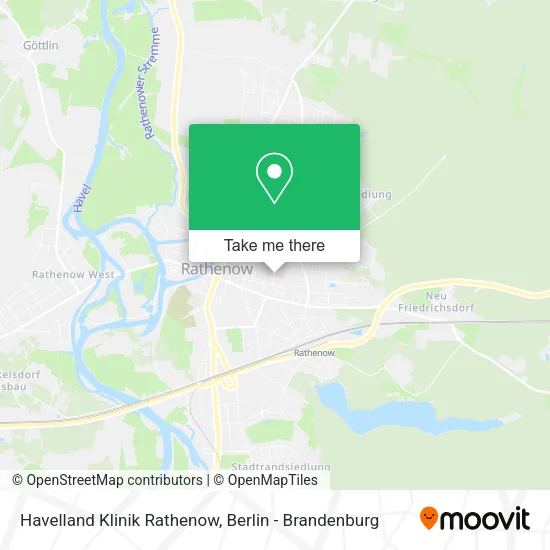 Карта Havelland Klinik Rathenow