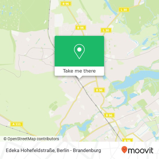 Edeka Hohefeldstraße map