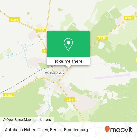 Autohaus Hubert Thies map