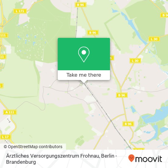 Ärztliches Versorgungszentrum Frohnau map