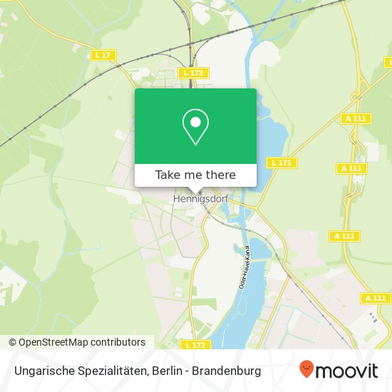 Ungarische Spezialitäten map