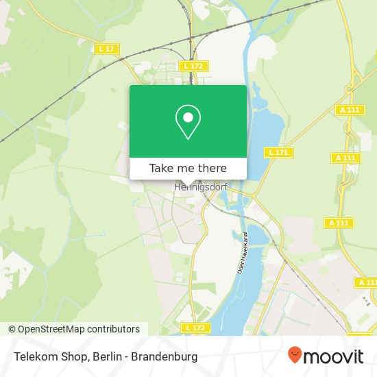 Telekom Shop map