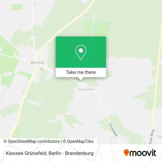 Kiessee Grünefeld map