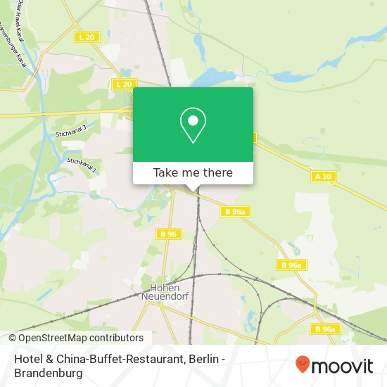 Hotel & China-Buffet-Restaurant map