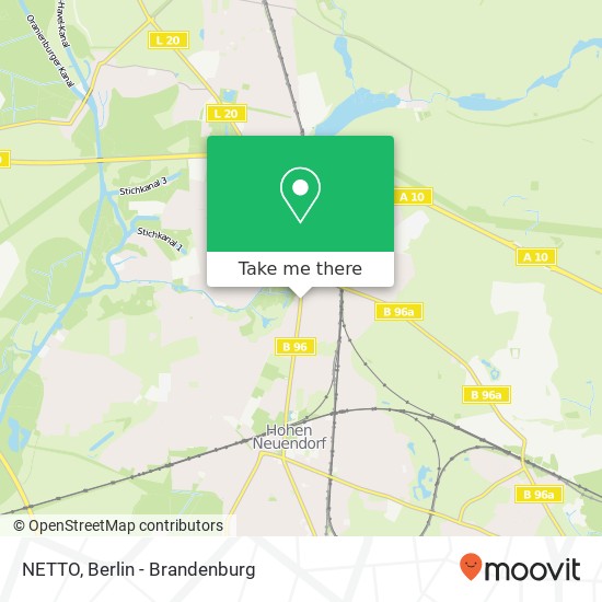 NETTO map