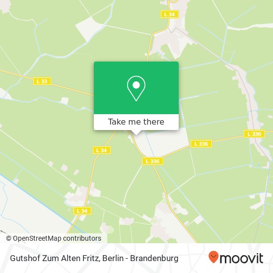 Gutshof Zum Alten Fritz map