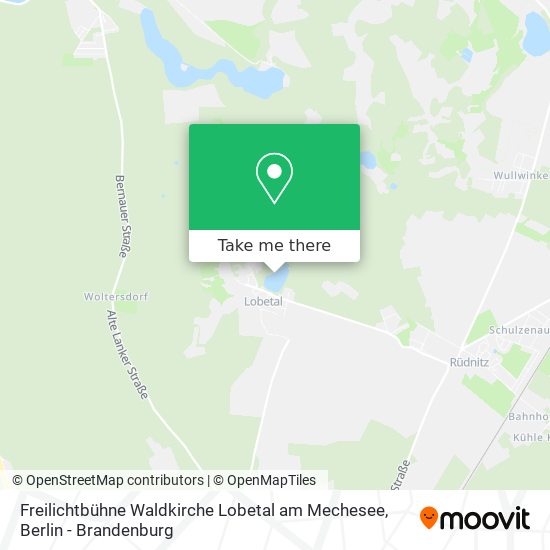 Freilichtbühne Waldkirche Lobetal am Mechesee map