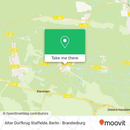 Alter Dorfkrug Staffelde map