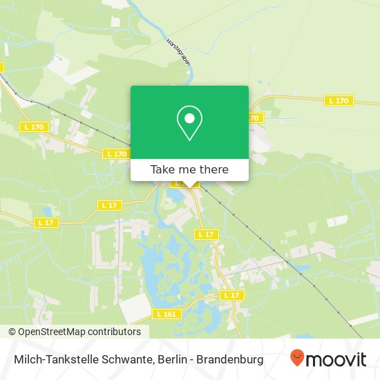 Карта Milch-Tankstelle Schwante