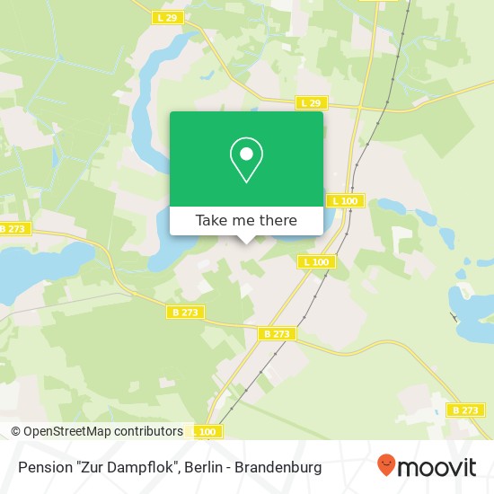 Pension "Zur Dampflok" map