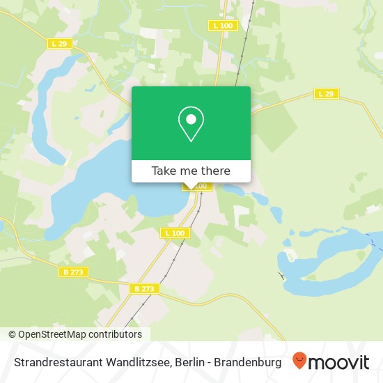 Strandrestaurant Wandlitzsee map