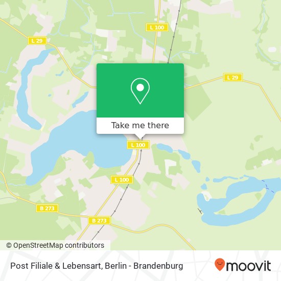 Post Filiale & Lebensart map