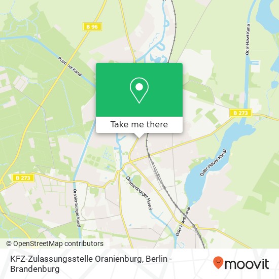 KFZ-Zulassungsstelle Oranienburg map