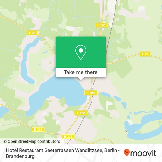 Hotel Restaurant Seeterrassen Wandlitzsee map