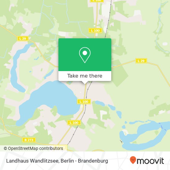 Landhaus Wandlitzsee map